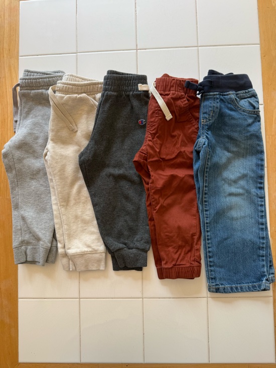 Cat & Jack Other - Toddler Boys Lot Size 2T & 3T Pants 5 Pairs Joggers Sweatpants Jeans Kids